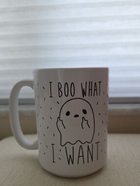 I Boo What I Want Ghost Mug